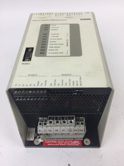 MODICON DR-D020-001 CYBERLINE 1000D SERVO DRIVE 2