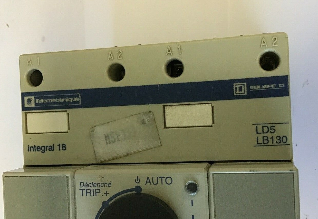 TELEMECANIQUE LD5 LB130 REVERSING MANUAL STARTER 18A 690V 6