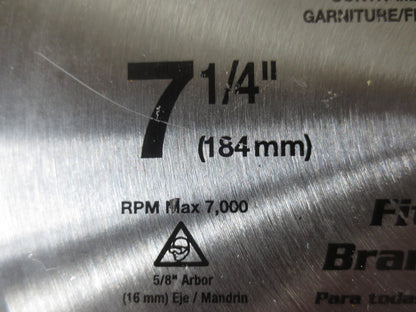 AMERICAN TOOL 25230 CIRCULAR SAW BLADE 7-1/4" 40T TRIM/FINISH - NEW SURPLUS1