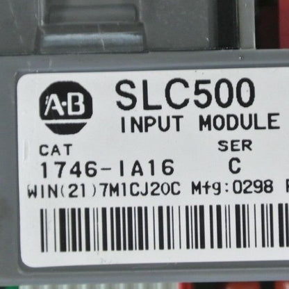 ALLEN-BRADLEY 1746-P2 + 1746-OW8 + 1746-OA16 (2) + 1746-IA16 (3) + 1746-A10 + 6