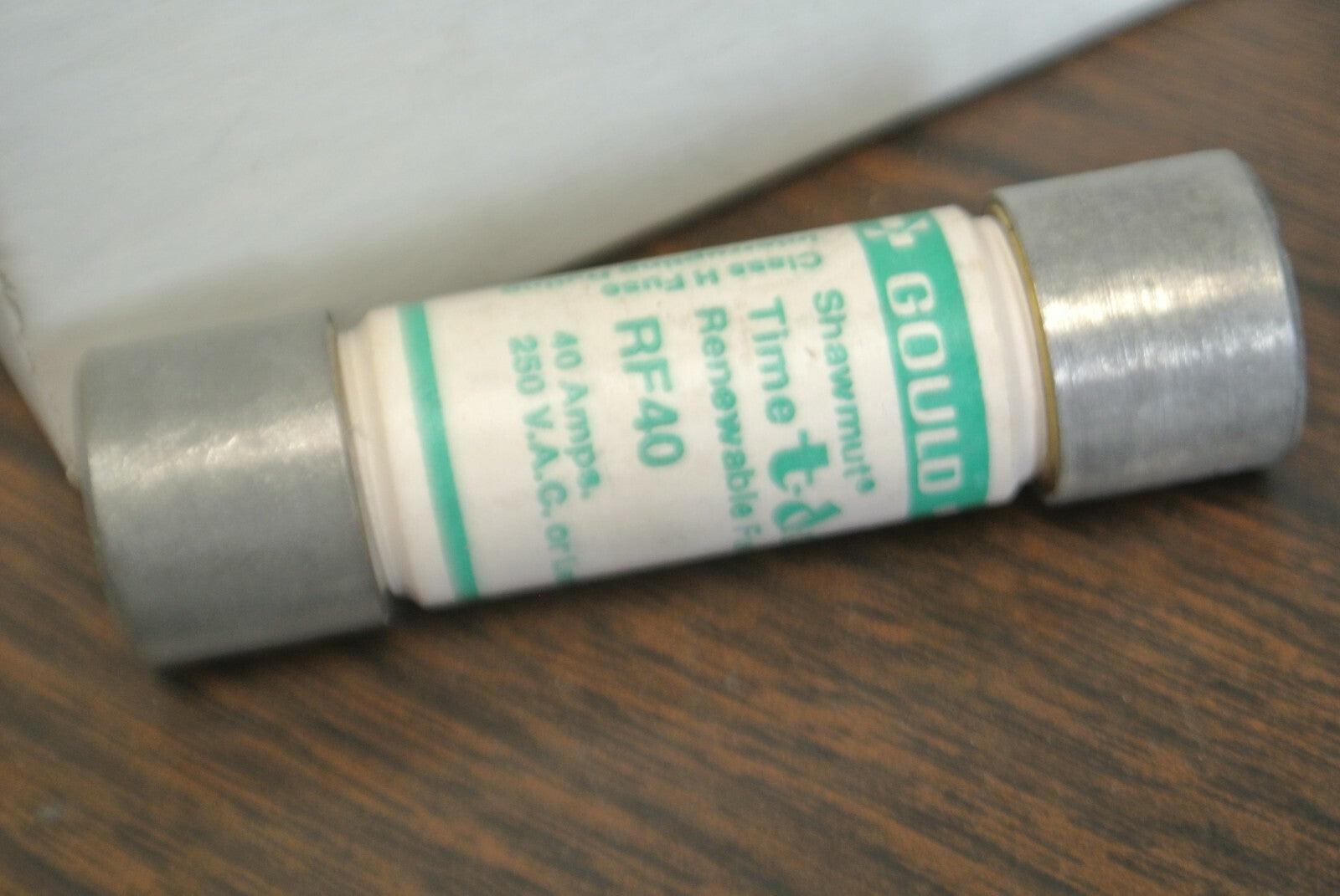 GOULD-SHAWMUT RF40 RENEWABLE FUSE / 40A / 250V / NEW SURPLUS / EACH0