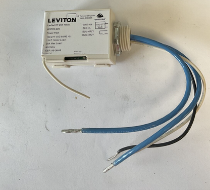 LEVITON WSP20-9D0 20A RELAY POWERPACK 100-277VAC 50/60 1HP1