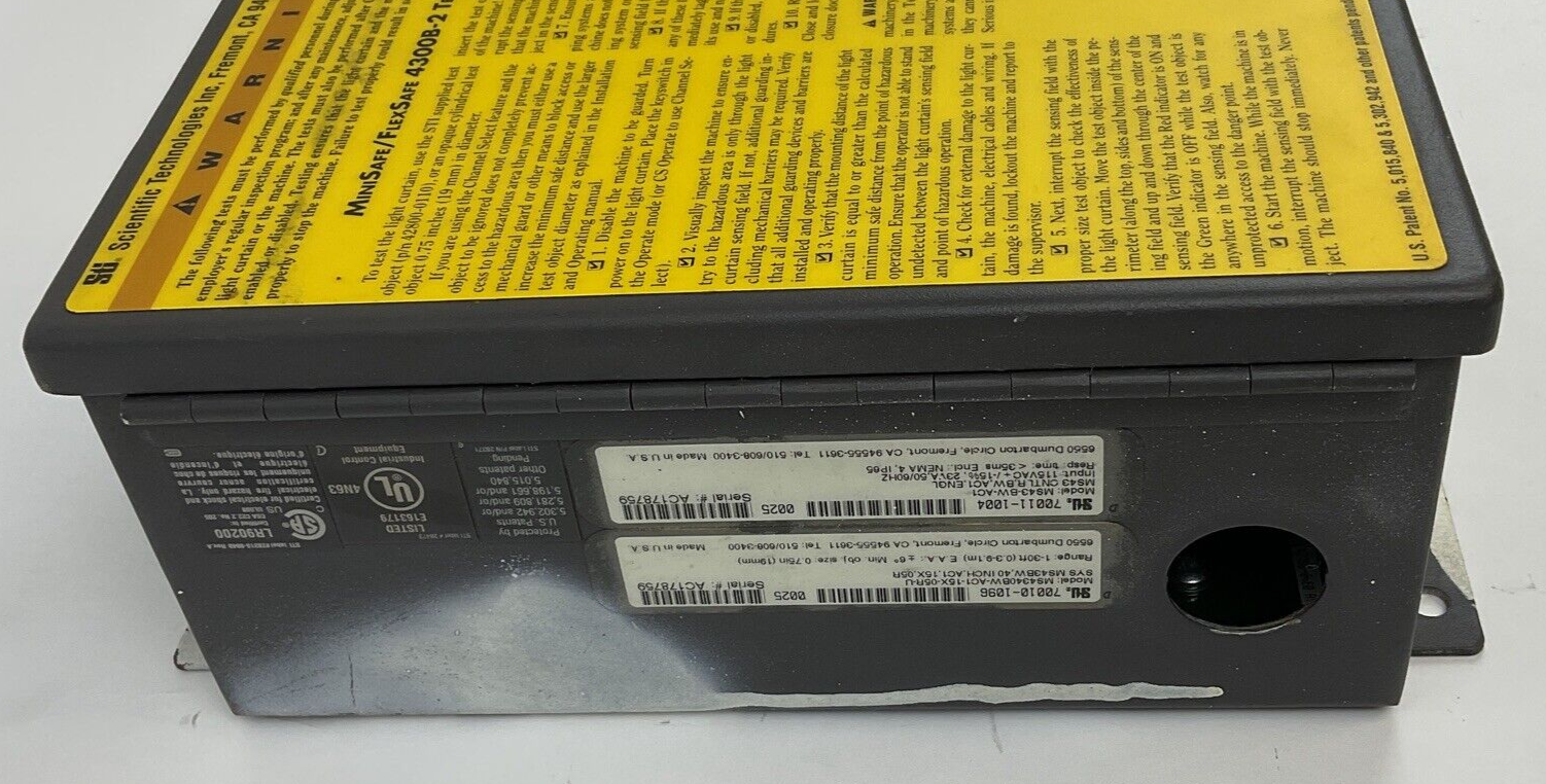 STI MS4340BW-AC1-15X-05R-U SAFETY SCREEN CONTROLLER MS43-BW-AC12