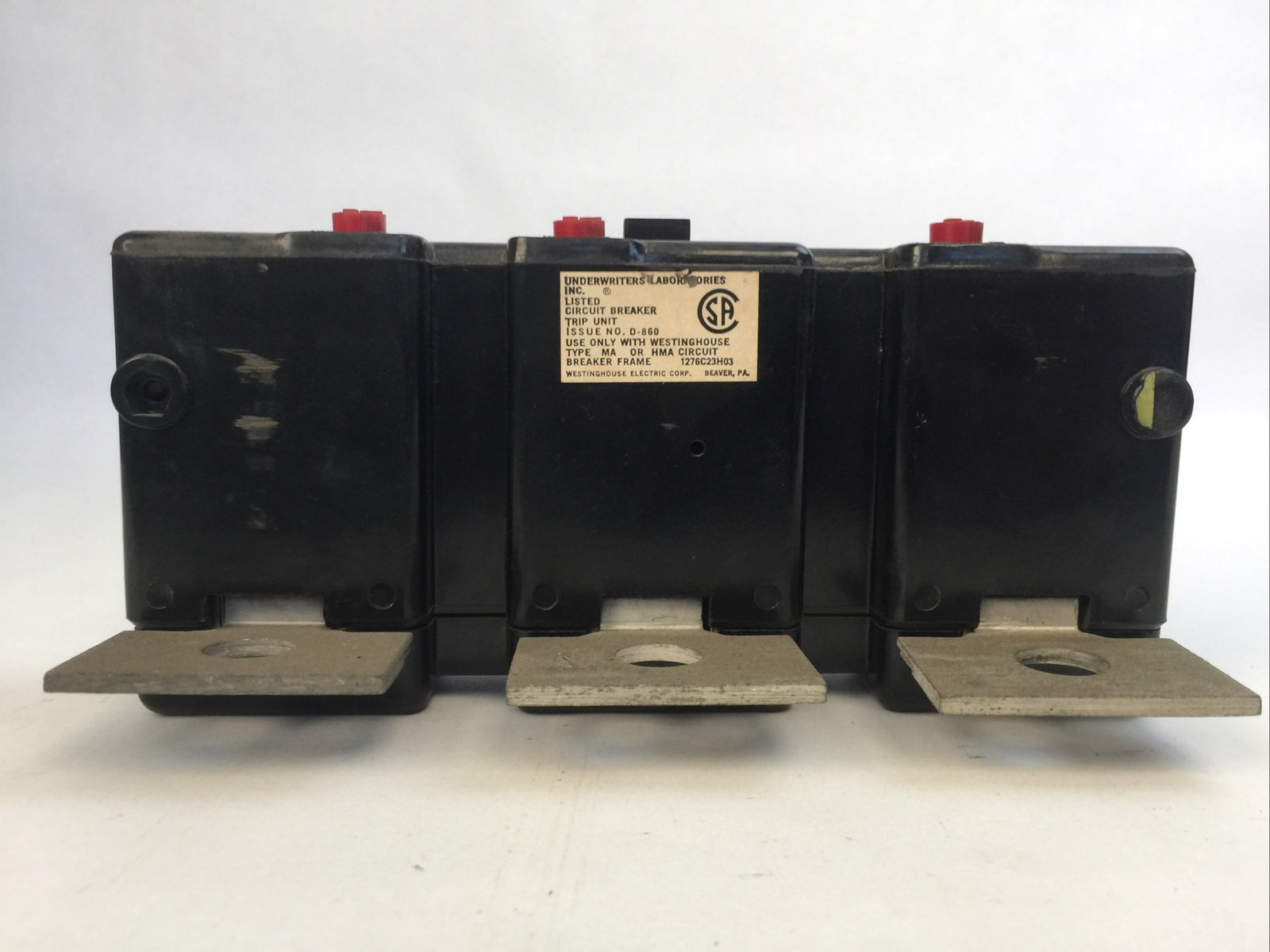 WESTINGHOUSE 371D371G25 AB TRIP UNIT 225AMP 3POLE INST TRIP 1125-2250A2