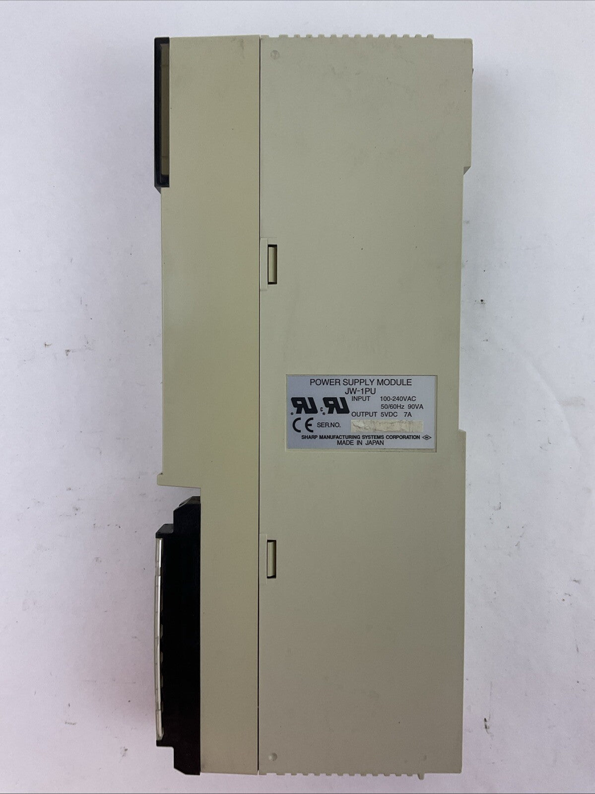 SHARP JW-1PU POWER SUPPLY MODULE OUTPUT 5VDC 7A INPUT 100-240VAC 50/60HZ 90VA2