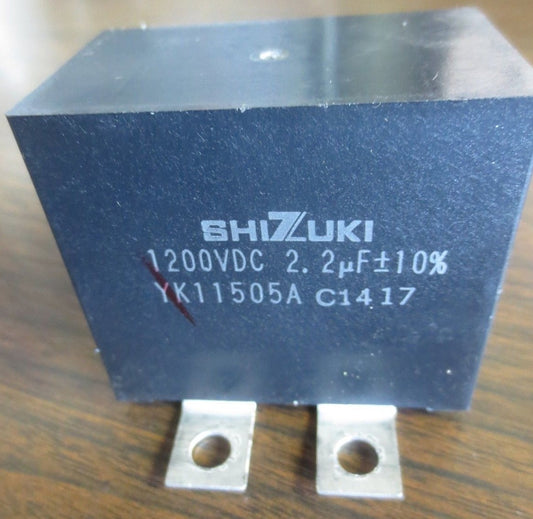 SHIZUKI YK11505A CAPACITOR - 1200VDC, 2.2µF +/- 10%0
