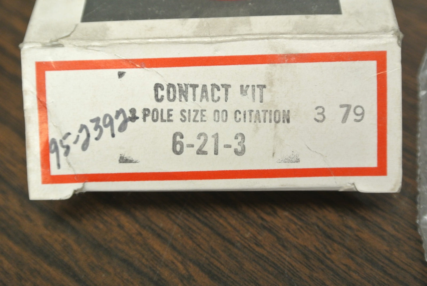 CUTLER-HAMMER 6-21-3 CONTACT KIT / 3-POLE / SIZE 00 / CITATION / NEW SURPLUS4