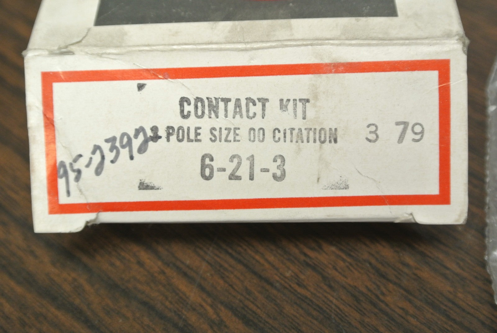 CUTLER-HAMMER 6-21-3 CONTACT KIT / 3-POLE / SIZE 00 / CITATION / NEW SURPLUS4