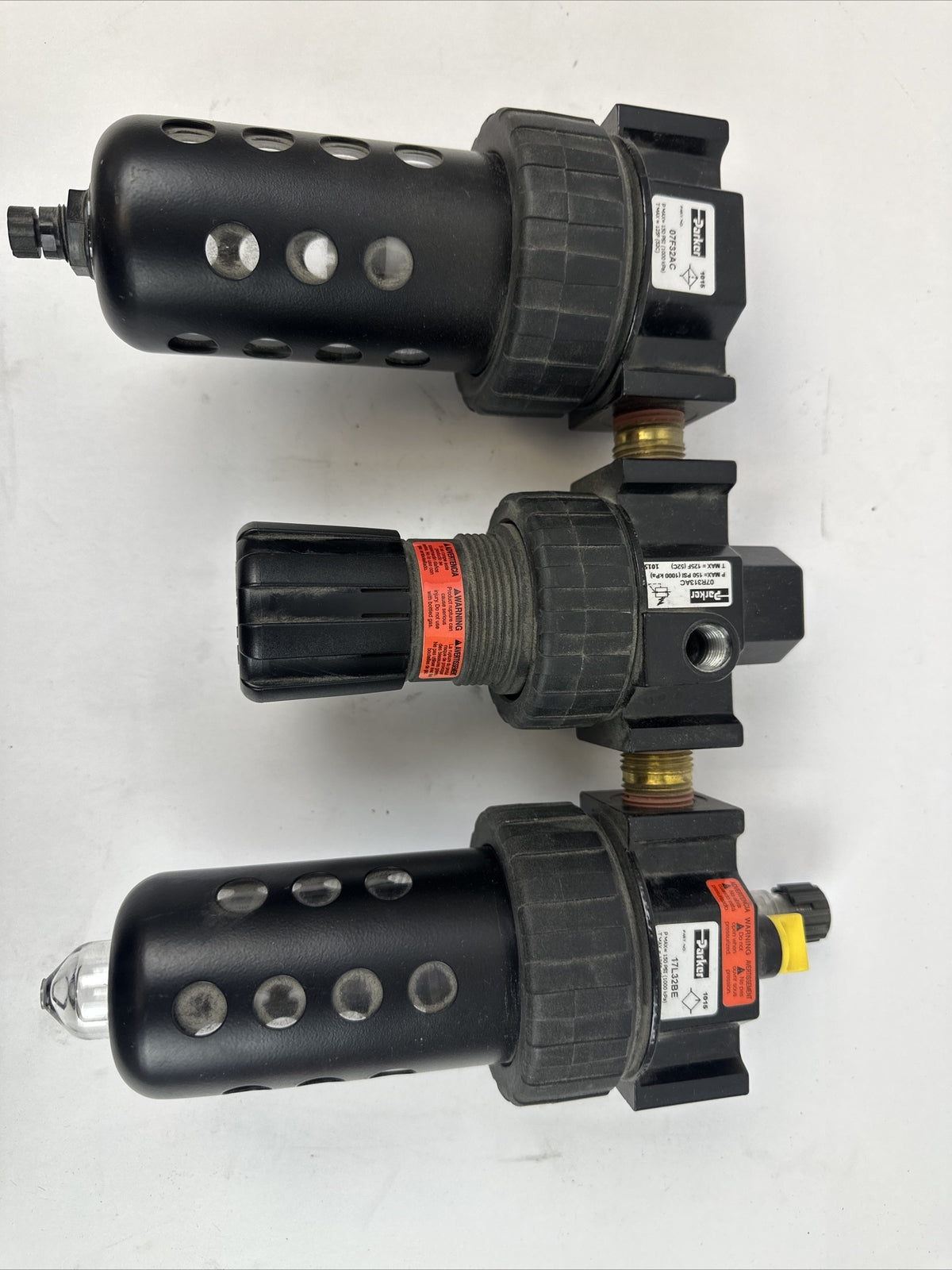 PARKER 17A32A18A2BD 1/2" 3PC COMBO (07F32AC+07R313AC+17L32BE) FILTER REGULATOR2