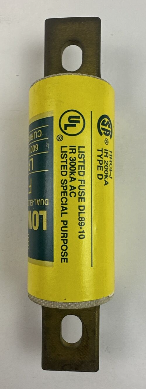 BUSS LPJ-80SP 600VAC 80A LOW-PEAK DUAL-ELEMENT TIME DELAY CLASS J4