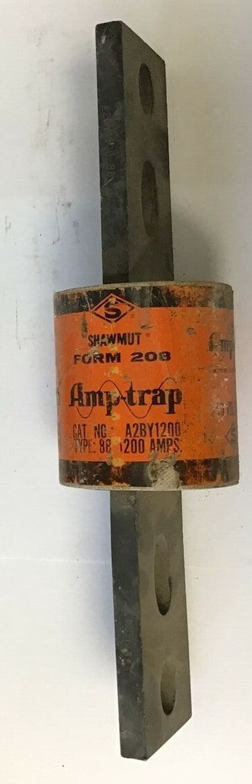 SHAWMUT AMP-TRAP A2BY1200 FUSE TYPE 88 1200AMPS 0