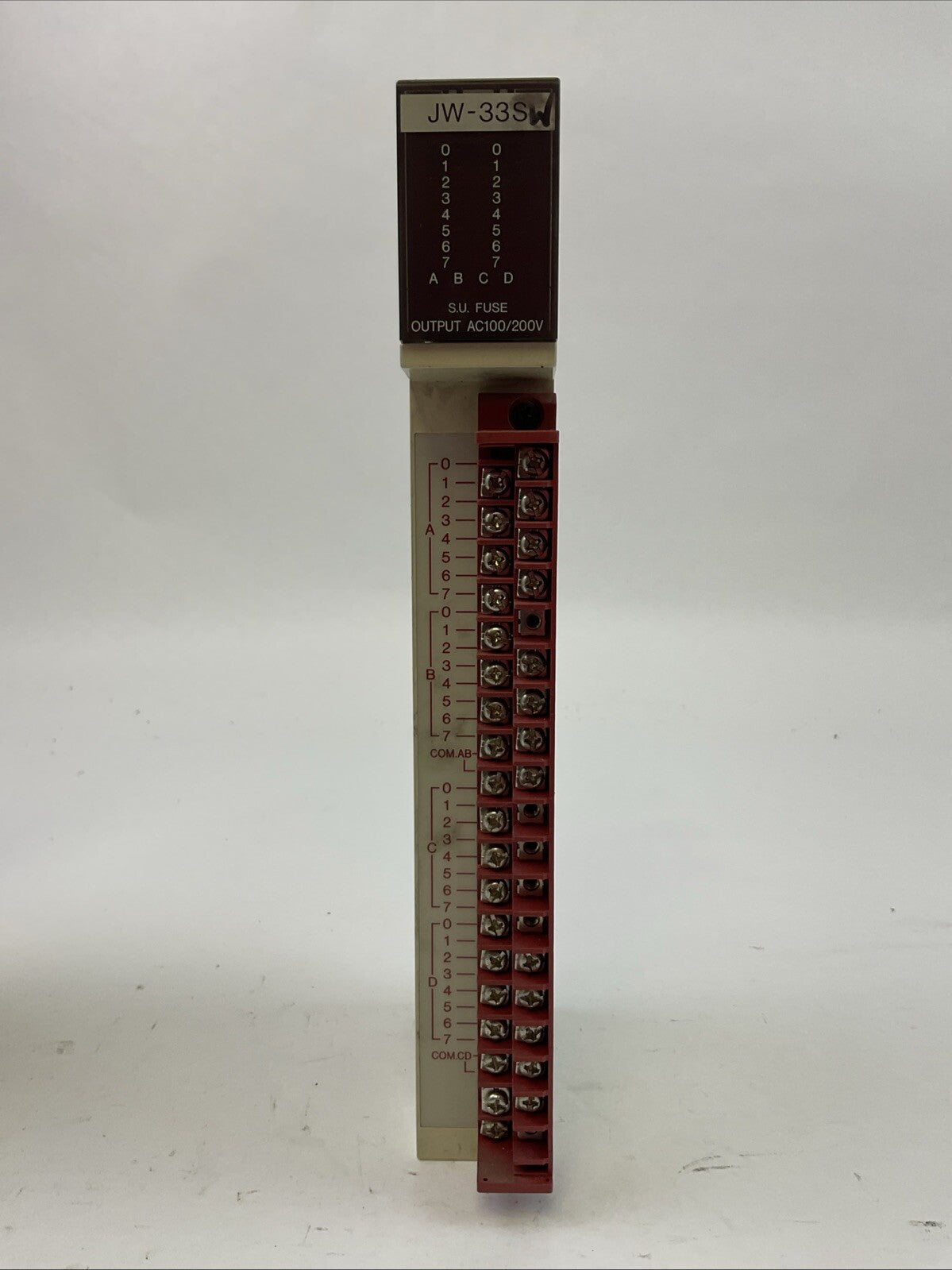 SHARP JW-33S AC OUTPUT MODULE 100-120/200-240VAC 1A/PNT. 4A/COM.0