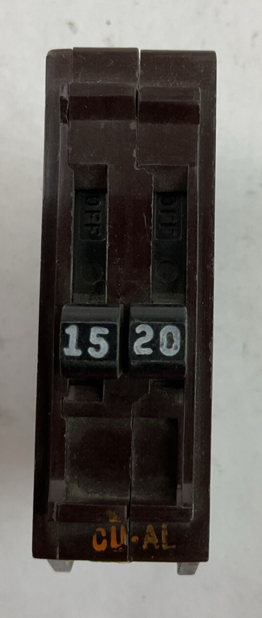 WADSWORTH B1520 15/20AMP 2POLE 120/240VAC CIRCUIT BREAKER0