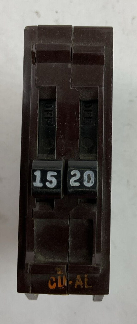 WADSWORTH B1520 15/20AMP 2POLE 120/240VAC CIRCUIT BREAKER0
