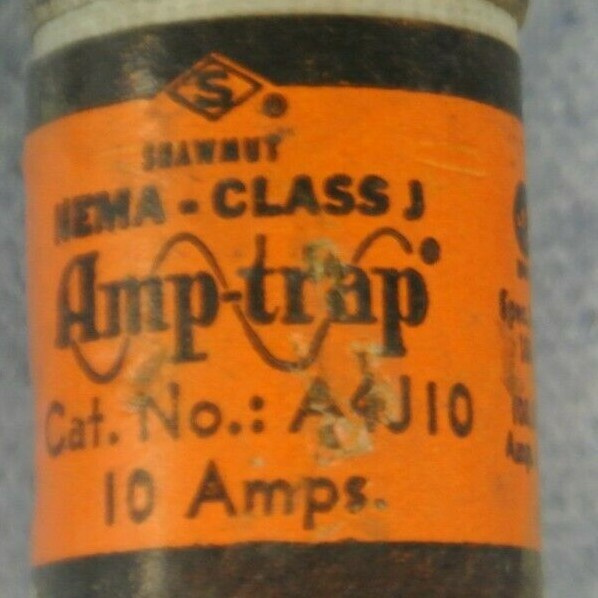 LOT of 3 / GOULD-SHAWMUT A4J10 AMP-TRAP® FUSE / 10A / 600V1