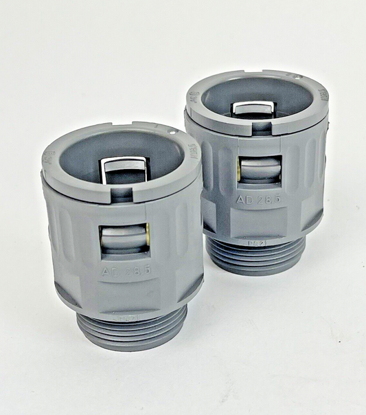 FLEXA *LOT OF 2* - RQG - AD 28.5 3/4" - STRAIGHT CONNECTOR - 28.5 MM0