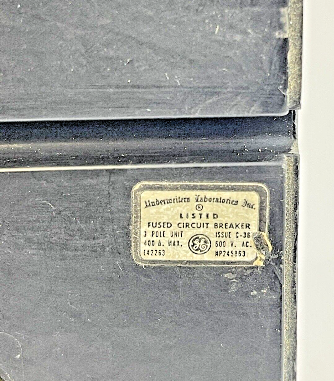 GE - TB43250 - TRI-BREAK CIRCUIT BREAKER - TB43F - 250 A, 3 POLE, 600 VAC8