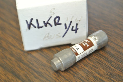 LOT of 5 / LITTELFUSE KLKR1/4 FUSE / 1/4A / 600V / NEW SURPLUS KLKR-1/43