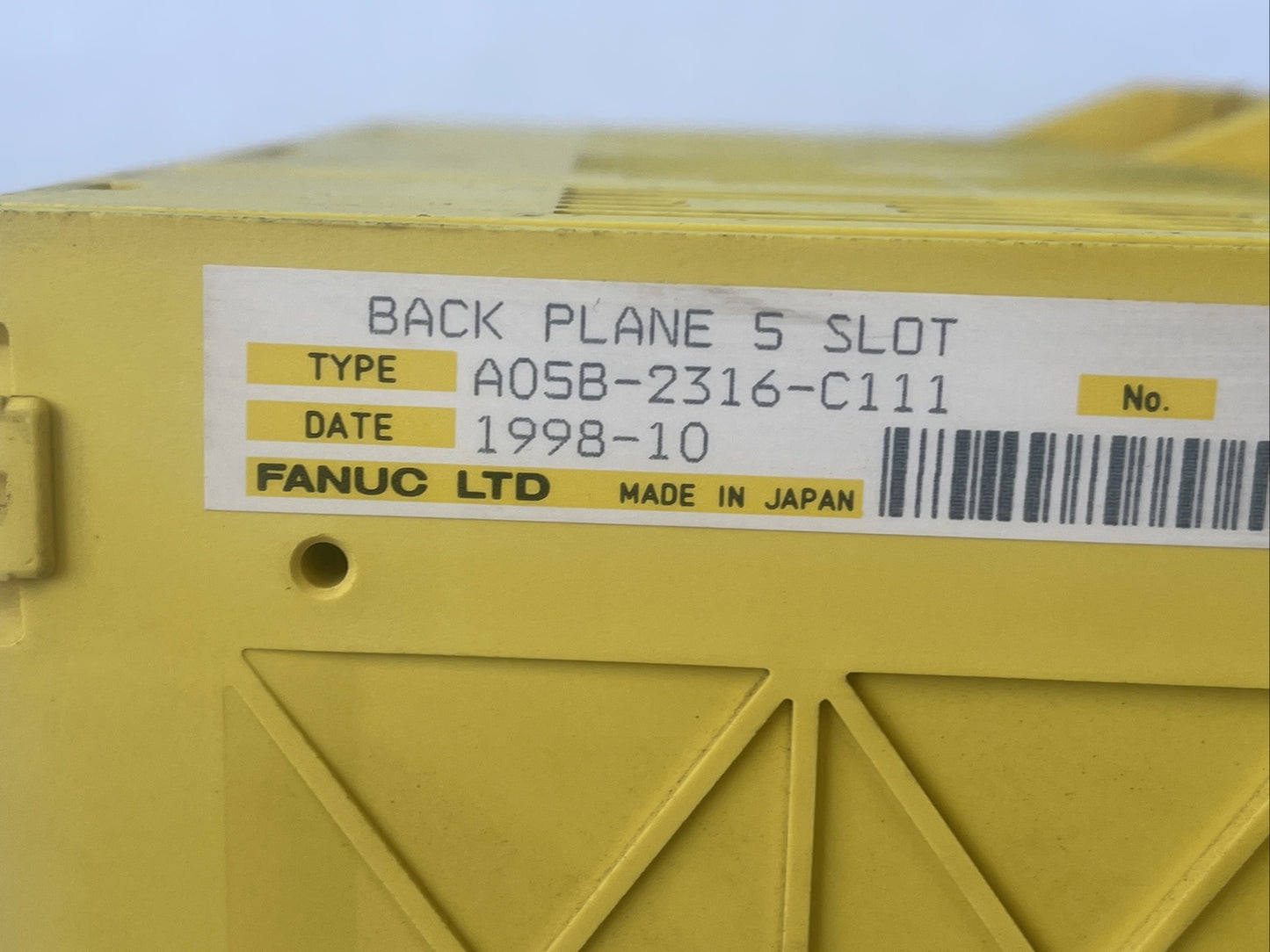 FANUC A05B-2316-C111 BACK PLANE 5 SLOT1