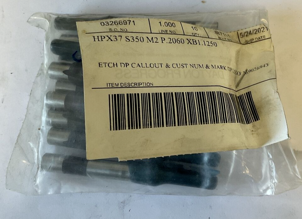 DAYTON HPX37 S350 M2 P.2060 XB1.1250 BALL PUNCH **BAG OF 10**0
