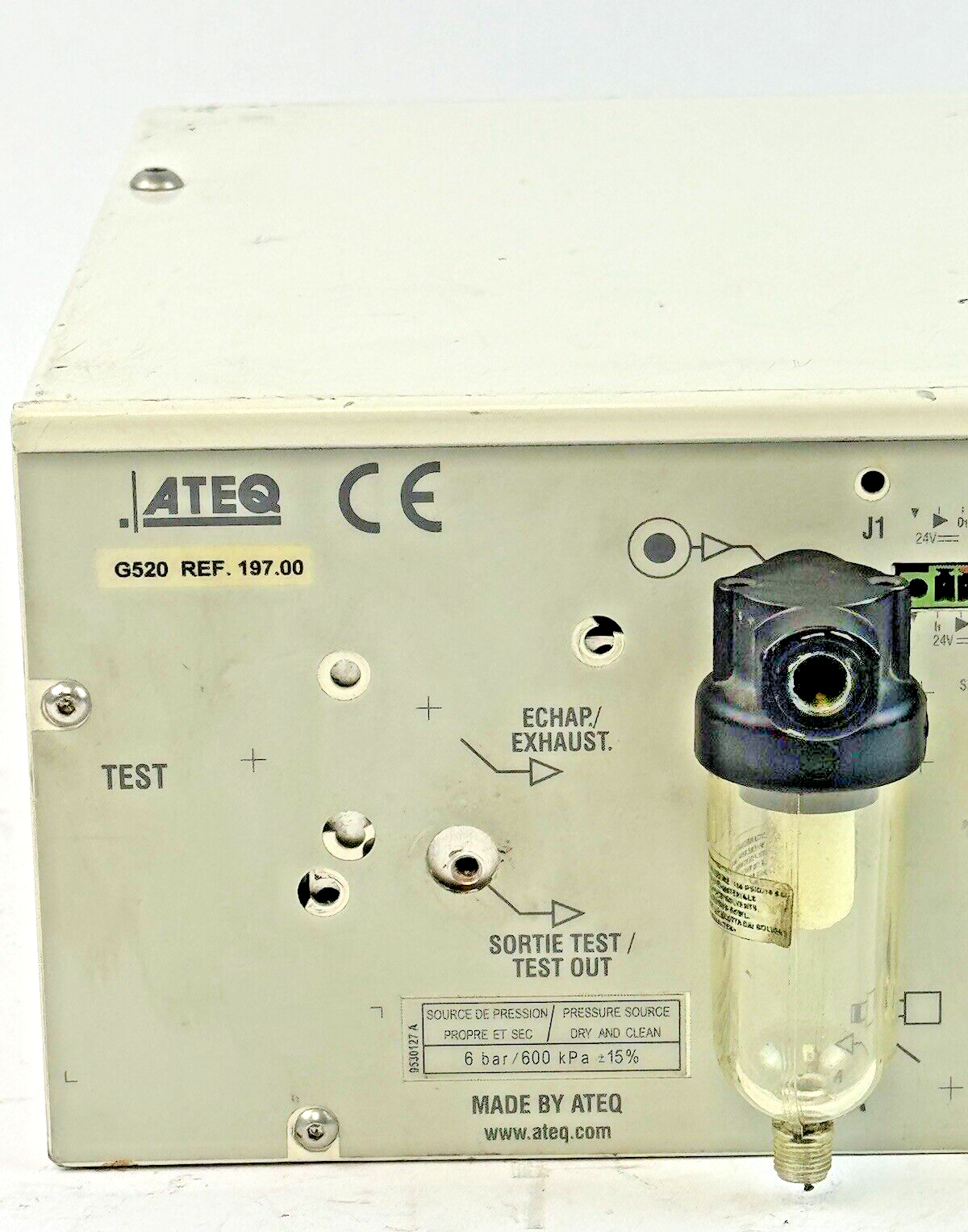 ATEQ - PREMIER G - G520 - COMPACT LEAK DETECTOR/ CONTINUOUS FLOW DETECTOR5