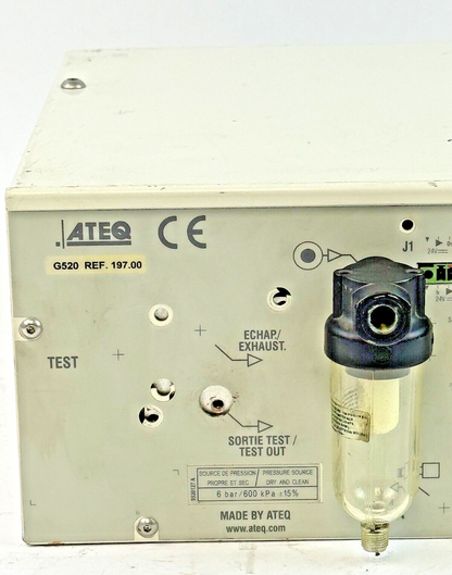 ATEQ - PREMIER G - G520 - COMPACT LEAK DETECTOR/ CONTINUOUS FLOW DETECTOR5