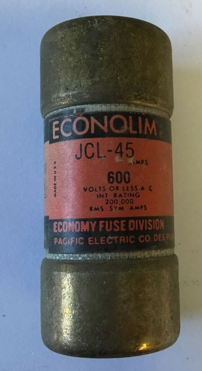 ECONOLIM JCL-45 FUSE CLASS J 600 VAC 45AMP***LOTOF5***1