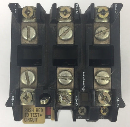 ALLEN BRADELY 592-JOV16 OVERLOAD RELAY SER A 120-600VAC NEMA A6000