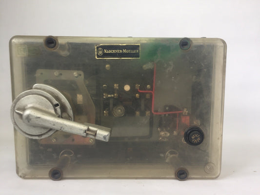 KLOCKNER MOELLER COMBINATION STARTER 7 1/2HP 240V 3PH COIL 240V 0