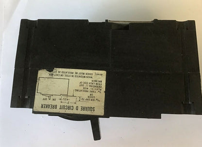 SQUARE D FAL-36004-M CIRCUIT BREAKER 4AMP 3POLE 4