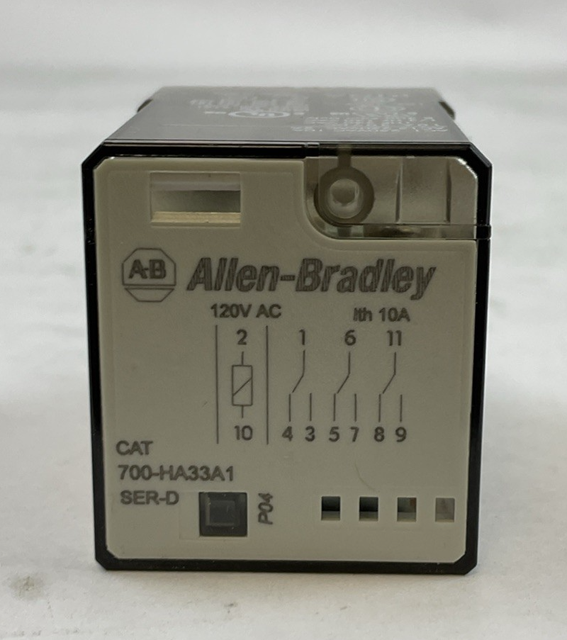 ALLEN BRADLEY 700-HA33A1 SER D 120VAC (LOT OF 2)1