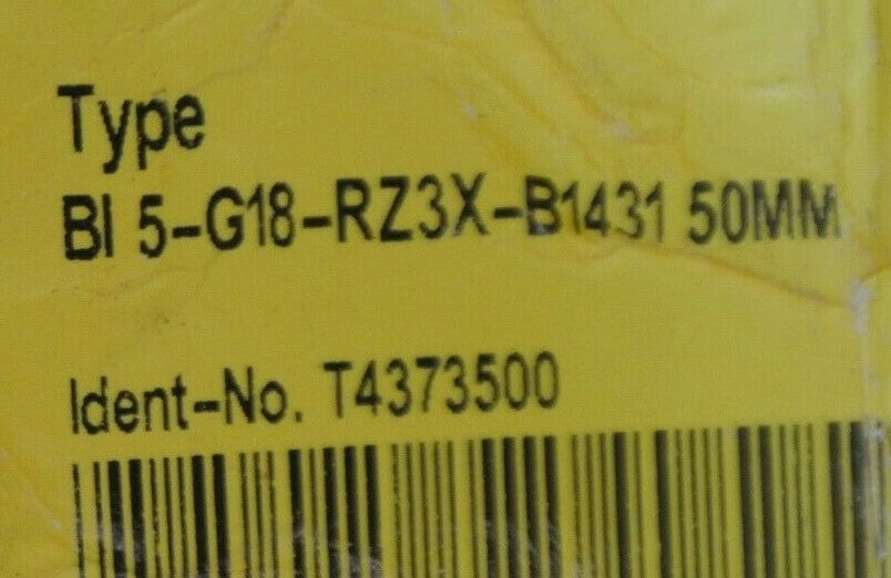 TURCK Bi5-G18-RZ3X-B1431 / PROXIMITY SWITCH/SENSOR / 50mm / NEW SURPLUS1