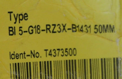 TURCK Bi5-G18-RZ3X-B1431 / PROXIMITY SWITCH/SENSOR / 50mm / NEW SURPLUS1