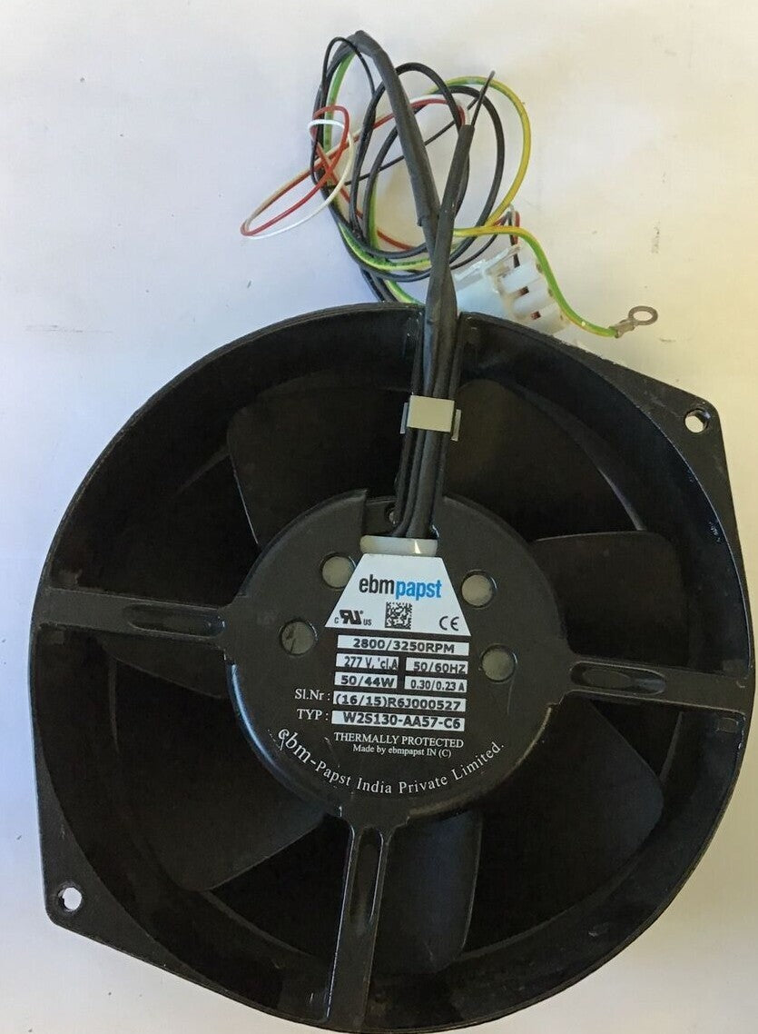 EBMPAPST W2S130-AA57-C6 FAN 277VAC 50/60HZ 50/44W 0.30/0.23A 2800/3250RPM0