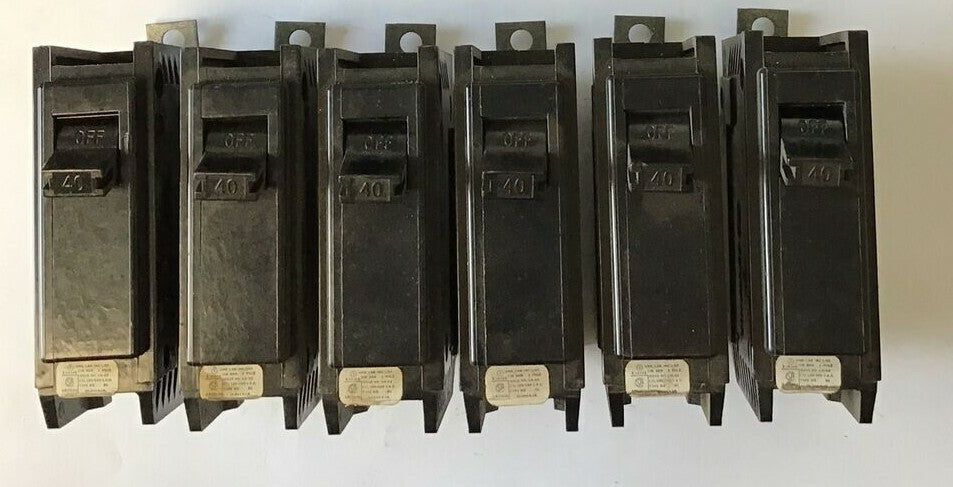 SYLVANIA BQ1C040 CIRCUIT BREAKER 40A 120/240VAC TYPE BQ***LOTOF6***0