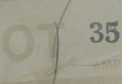 LOT of 6 / CEFCO OT35/600 ONE TIME FUSE / 35A / 600V / NEW SURPLUS / OT354