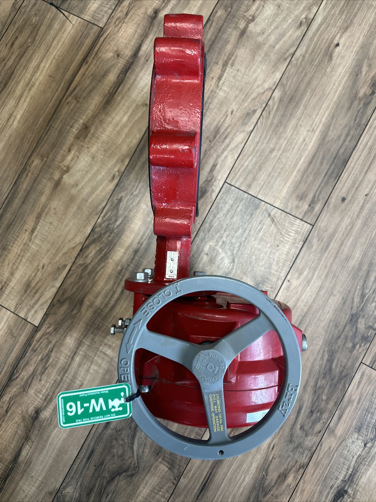 BRAY 70-0121-113D0-536/A ACTUATOR VALVE TYPE(IP) 4.4X TORQUE 1200 IN. LBS 120V3