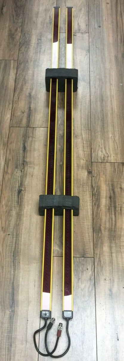 STI LIGHT CURTAIN SET 70158-1535 RECEIVER 70157-1137 TRANSMITTER 24VDC 4