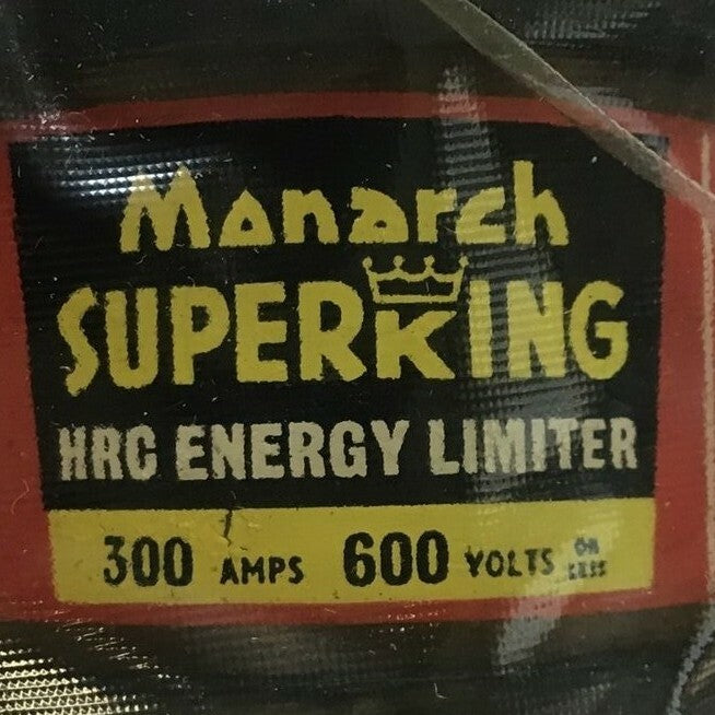 MONARCH HRC 300J FUSE SUPERKING 300A 600VAC CLASS J ENERGY LIMITER3
