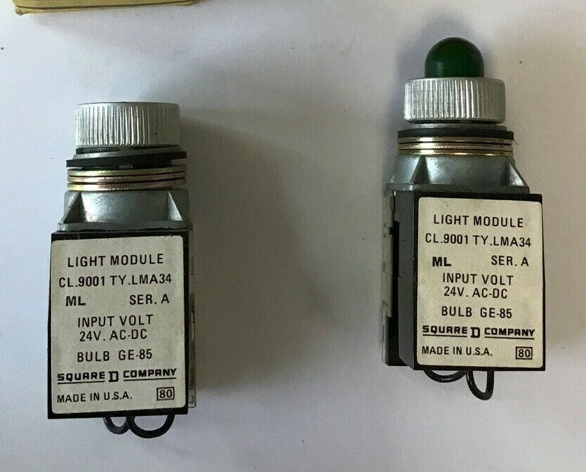 SQUARE D LRPA34 SER.A PILOT LIGHT 24VAC/DC ***LOTOF2***1