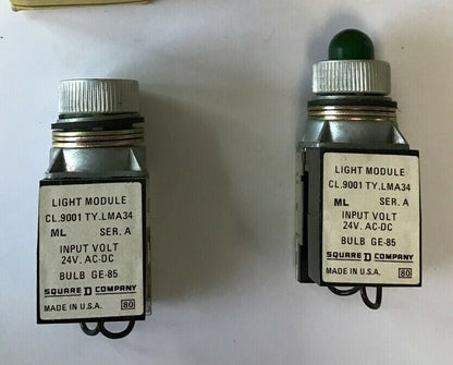 SQUARE D LRPA34 SER.A PILOT LIGHT 24VAC/DC ***LOTOF2***1