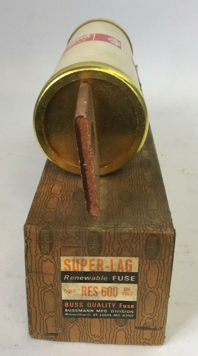 BUSSMAN RES600 SUPER-LAG RENEWABLE FUSE 600AMP 600V0