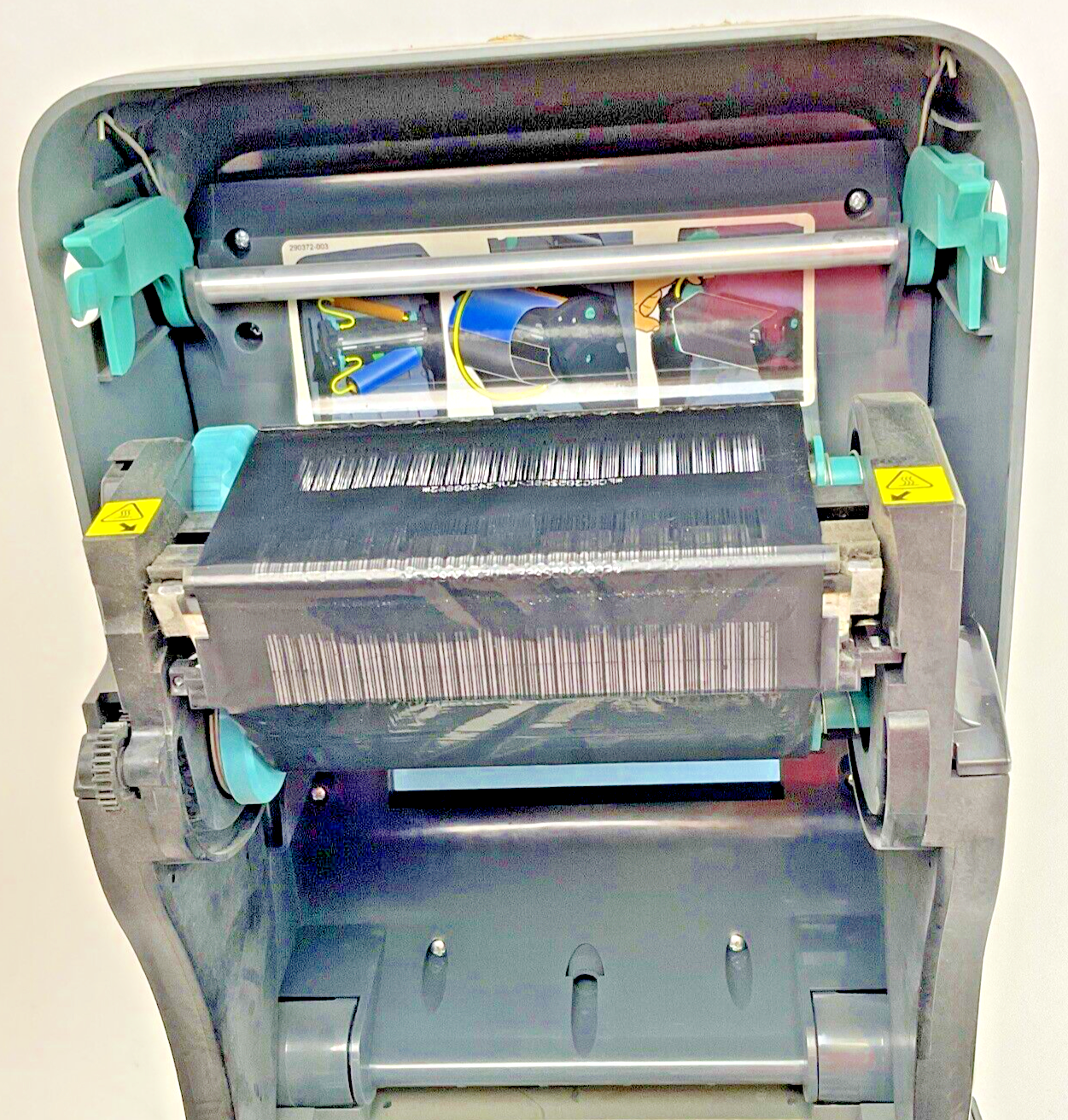 ZEBRA GK420T THERMAL LABEL PRINTER 24VDC 2.5A *NO POWER CORD*4