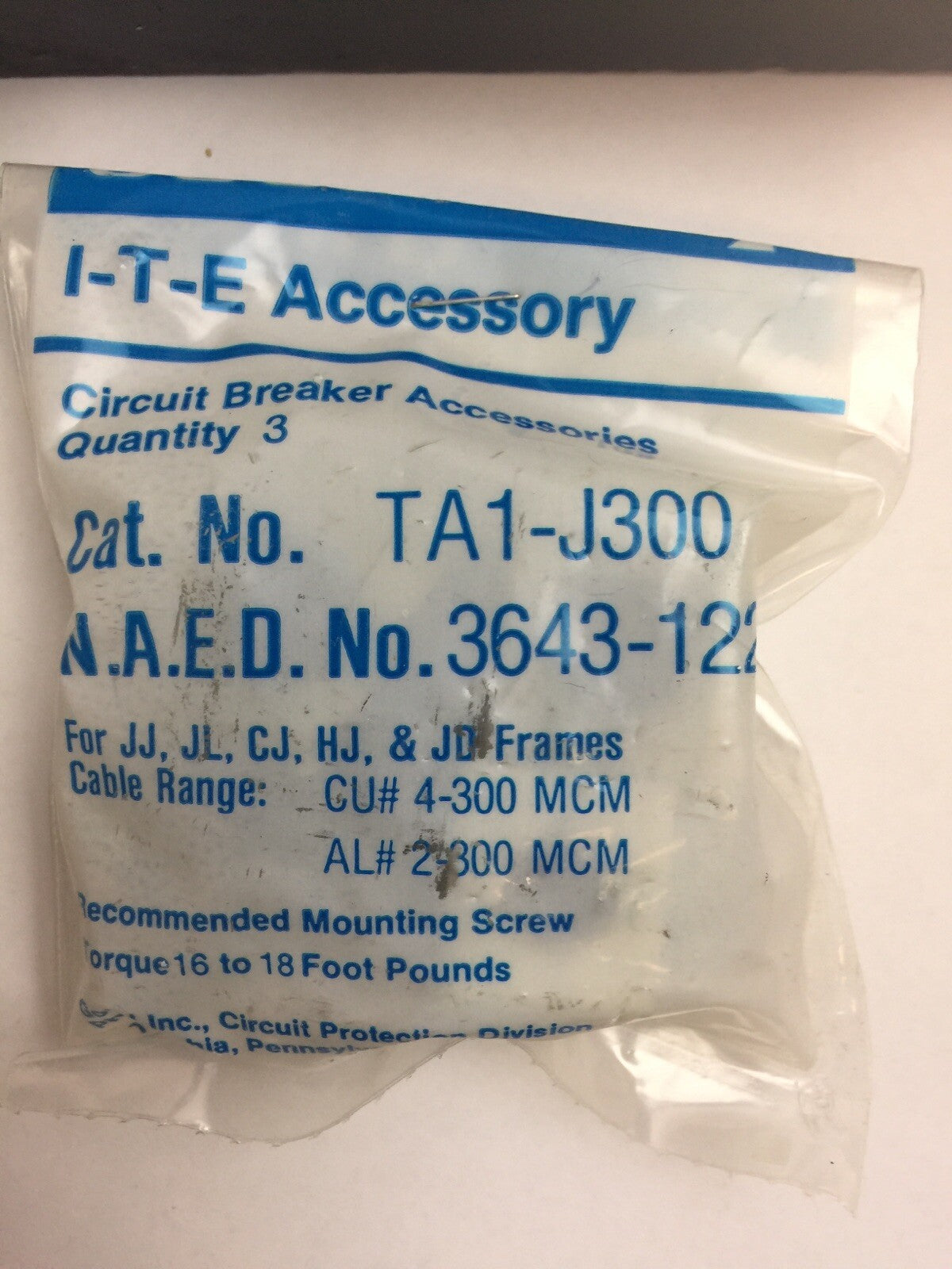 GOULD MD12TG FUSE HOLDER FOR SIZE 5 3POLE CLASS A40 A.C. MAGNETIC COMBINATION7