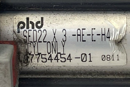 PHD SED22 X 3-AE-E PNEUMATIC SLIDE & CYLINDER SED22 X 3-AE-E-H4 CYLINDER2