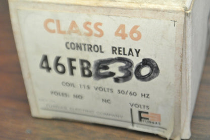 FURNAS 46FBE30 CONTROL RELAY / 10A / 600VAC / 115V COIL / NEW SURPLUS1
