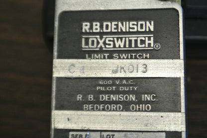 GOULD / R.B. DENISON / C4-JK013 LIMIT SWITCH / NEW SURPLUS / C4JK0131