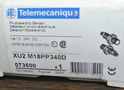 TELEMECANIQUE XU2 M18PP340D PHOTOELECTRIC SENSOR 12...24VDC - NEW SURPLUS4