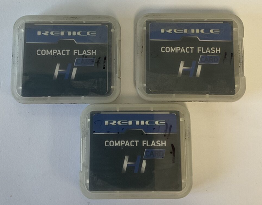 RENICE RIS001-PH1C COMPACT FLASH CARD 1GB ***LOTOF3***0