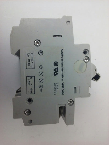 ABB S273, CIRCUIT BREAKER, K 16A, 3POLE, 277/480VAC, MAX 440, 10KA, VDE0660, NEW4